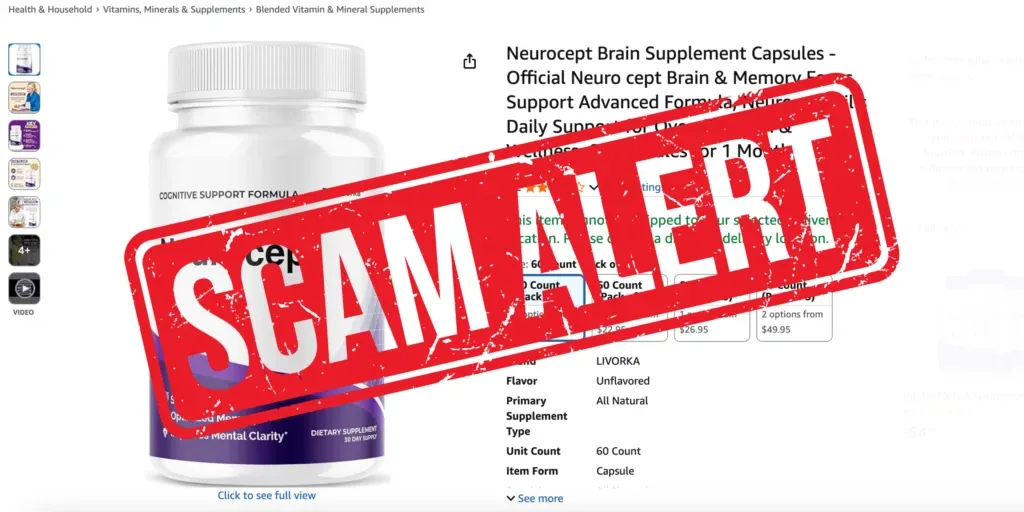 Not sold on eBay, Amazon or Walmart